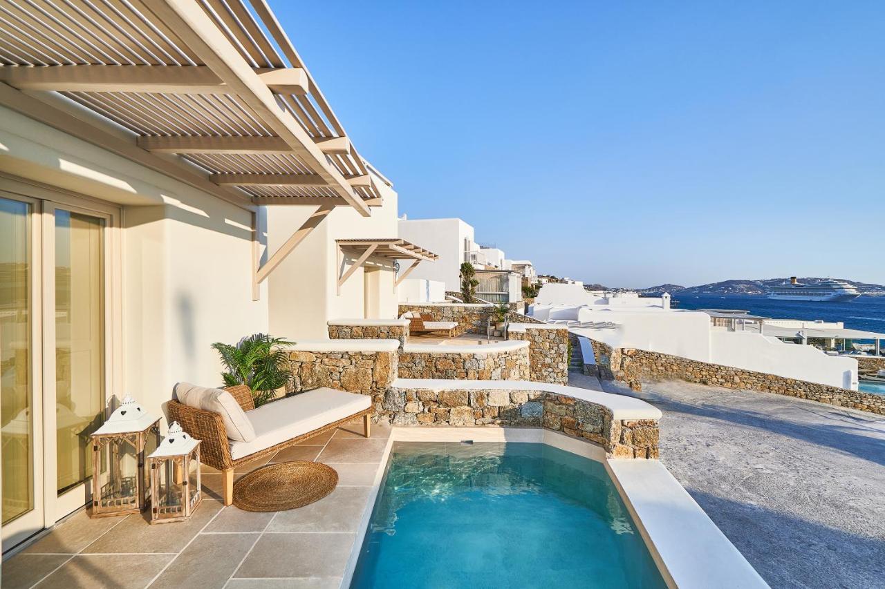 Aqua Mykonos Suites - Adults Only Túrlosz Kültér fotó